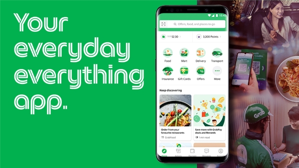 Grab: Taxi & Food Delivery
